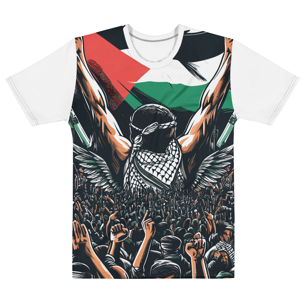 Men's t-shirt - Art by Moh, Mens Crew Neck T Shirt White
