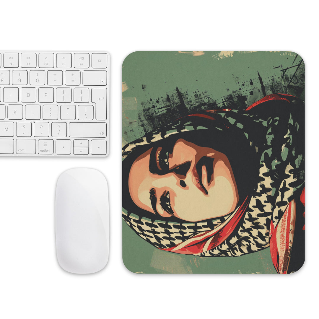 Mouse pad - Palestine Hope, White