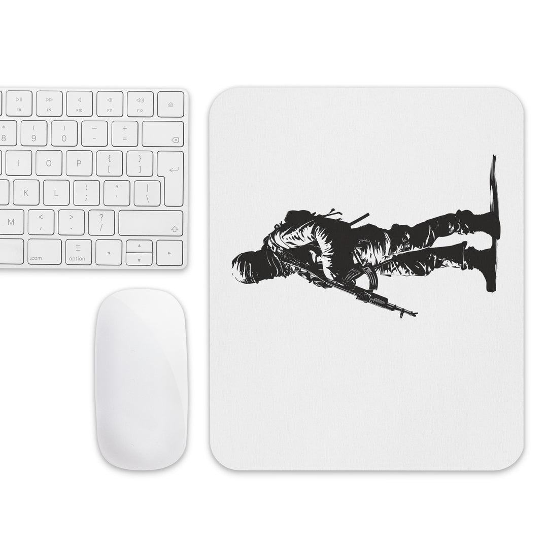 Mouse pad - The Fighter, White