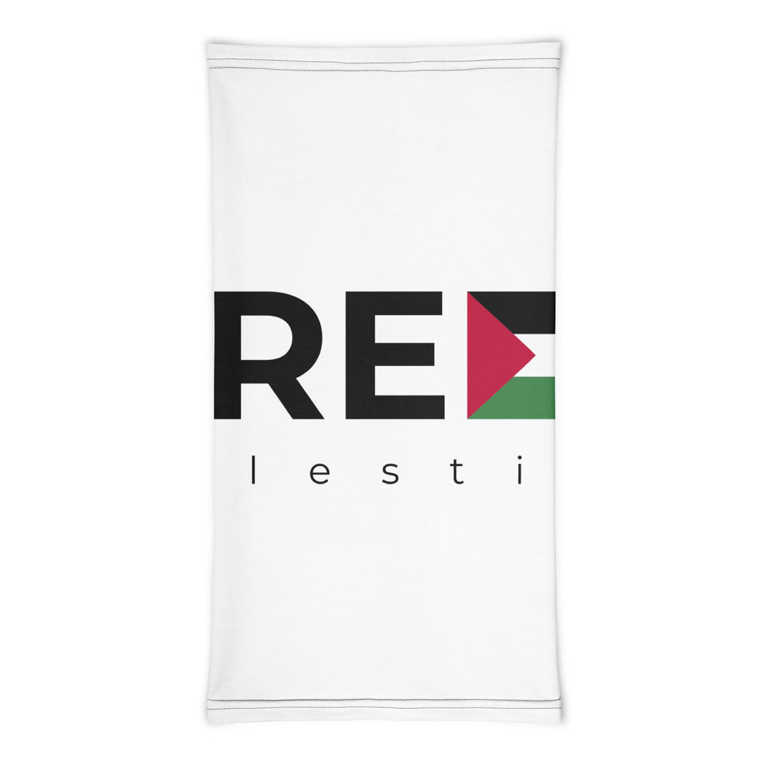 Neck Gaiter - Free Palestine, Gaiter White