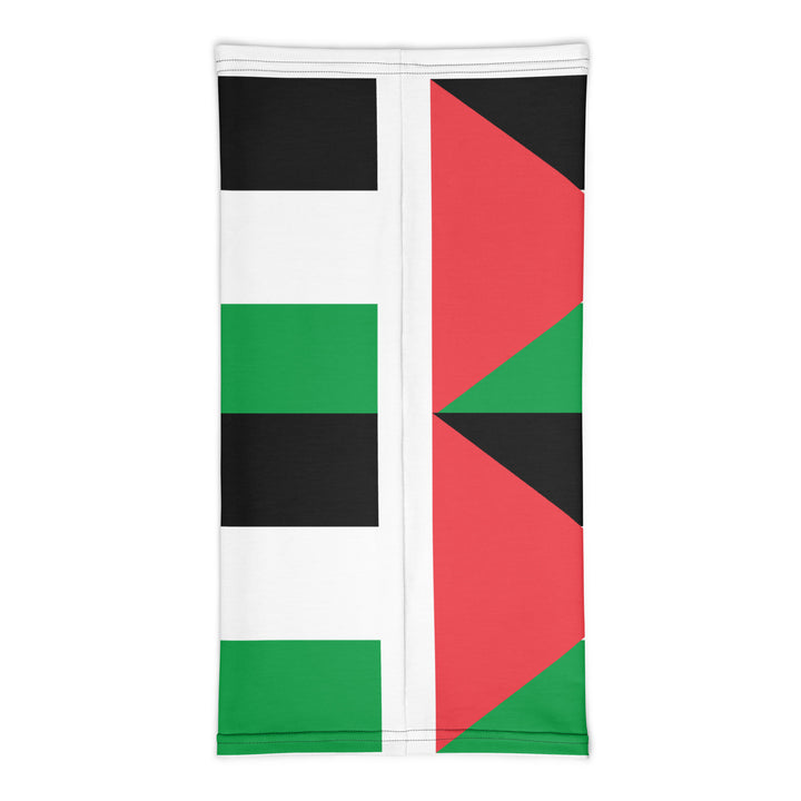Neck Gaiter - Palestine Flag, Gaiter White