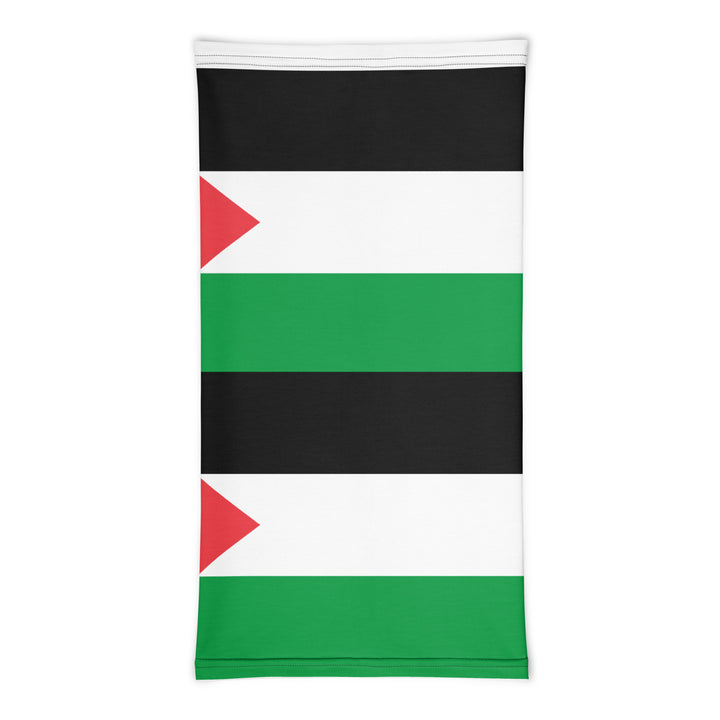 Neck Gaiter - Palestine Flag, Gaiter White