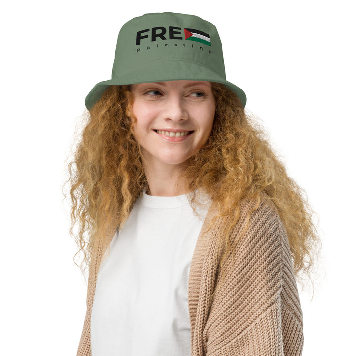 Organic bucket hat | Free Palestine