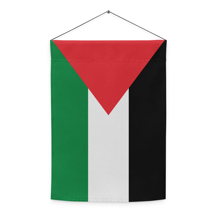 Palestine Garden flag, White 12x17
