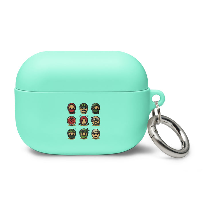 Rubber Case for AirPods® Gen 1 &amp; 2 - Palestine Emoji, AirPods Mint AirPods Pro