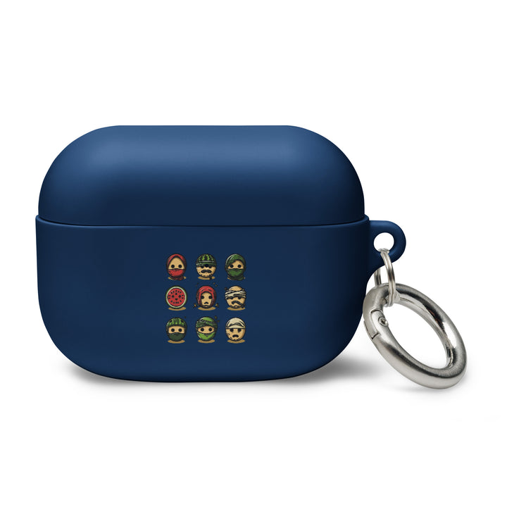 Rubber Case for AirPods® Gen 1 &amp; 2 - Palestine Emoji, AirPods Navy AirPods Pro
