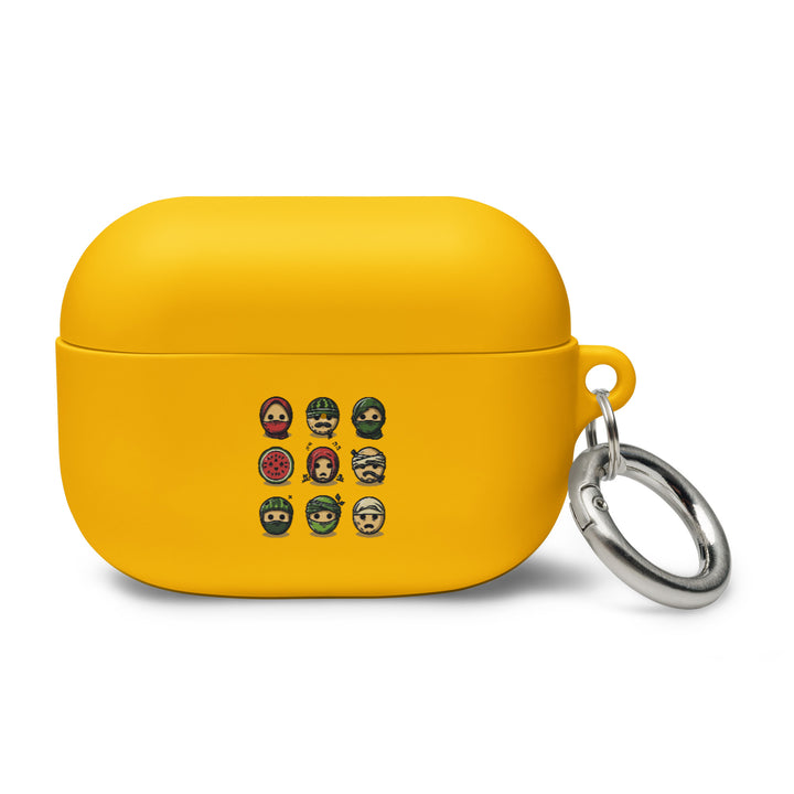 Rubber Case for AirPods® Gen 1 &amp; 2 - Palestine Emoji, AirPods Yellow AirPods Pro