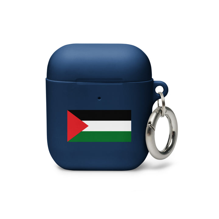 Rubber Case for AirPods® Gen 1 &amp; 2 - Palestine Flag, AirPods Navy AirPods