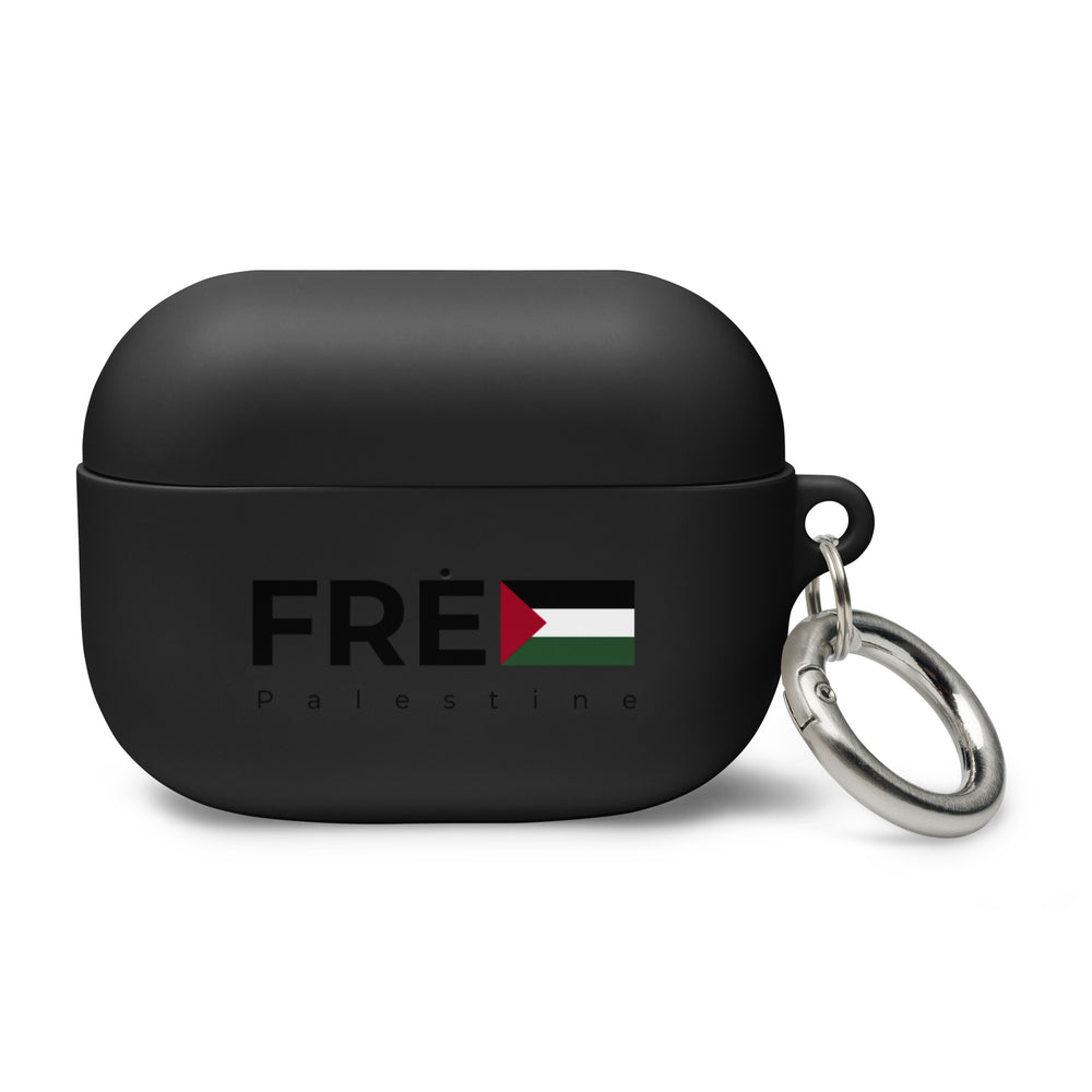 Rubber Case for AirPods® Pro Gen 1 - Free Palestine, Black AirPods Pro