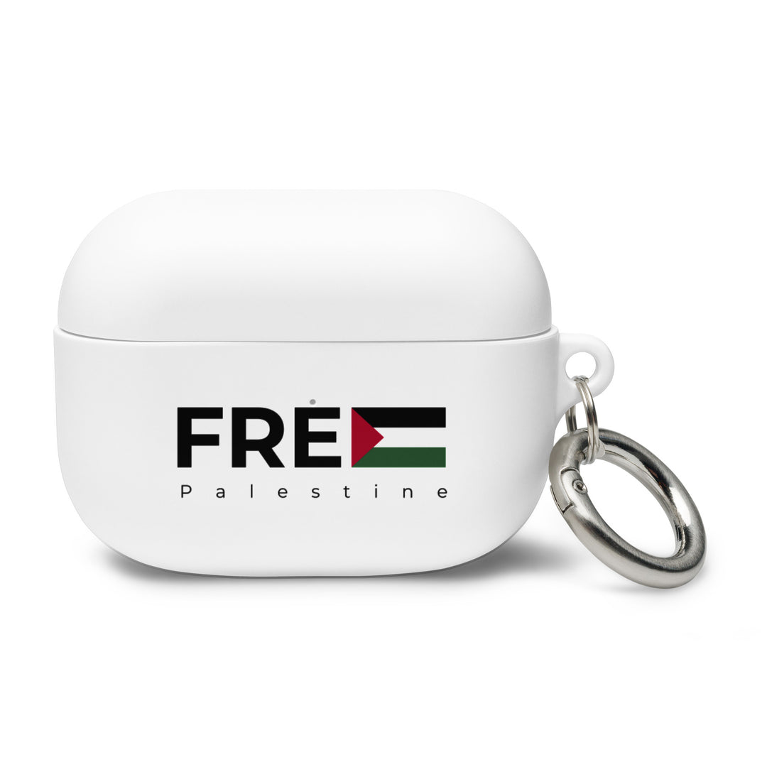 Rubber Case for AirPods® Pro Gen 1 - Free Palestine, White AirPods Pro