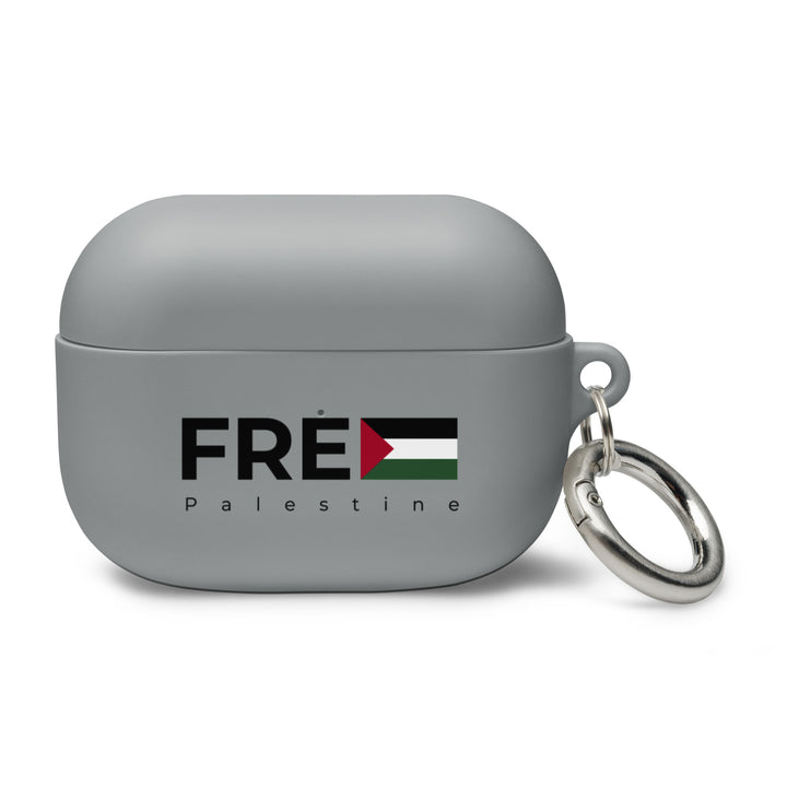 Rubber Case for AirPods® Pro Gen 1 - Free Palestine, AirPods Grey AirPods Pro