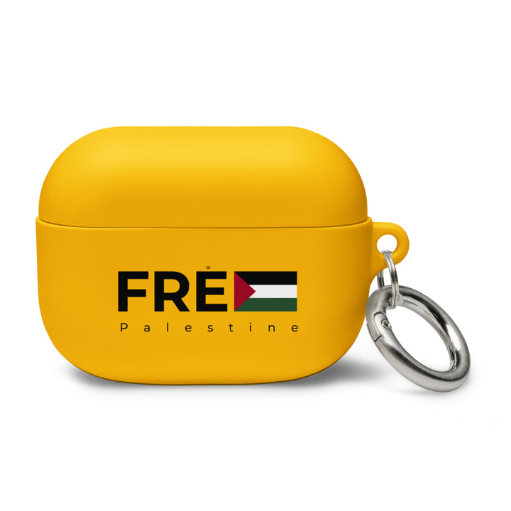 Rubber Case for AirPods® Pro Gen 1 - Free Palestine, AirPods Yellow AirPods Pro