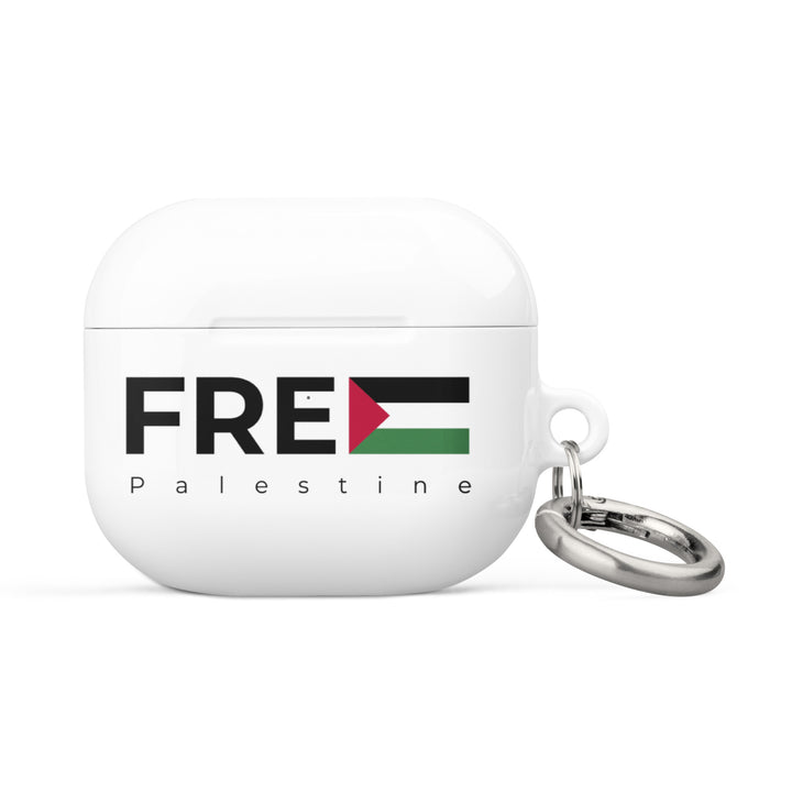 Rubber Case For AirPods® Gen 3 - Free Palestine, White AirPods Gen3