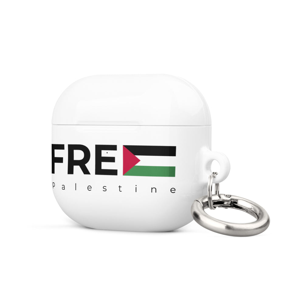 Rubber Case For AirPods® Gen 3 - Free Palestine, White AirPods Gen3
