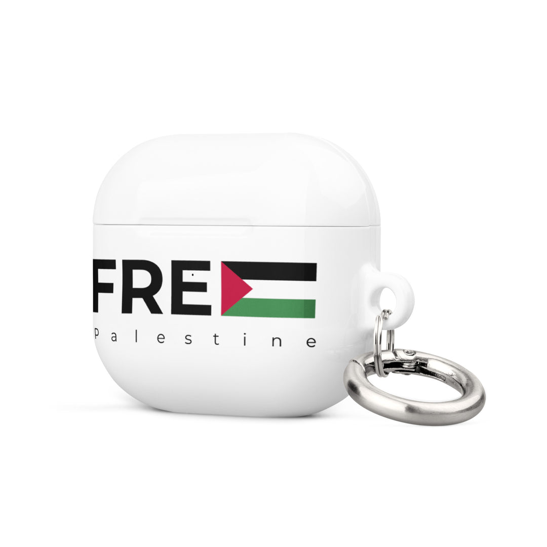 Rubber Case For AirPods® Gen 3 - Free Palestine, White AirPods Gen3