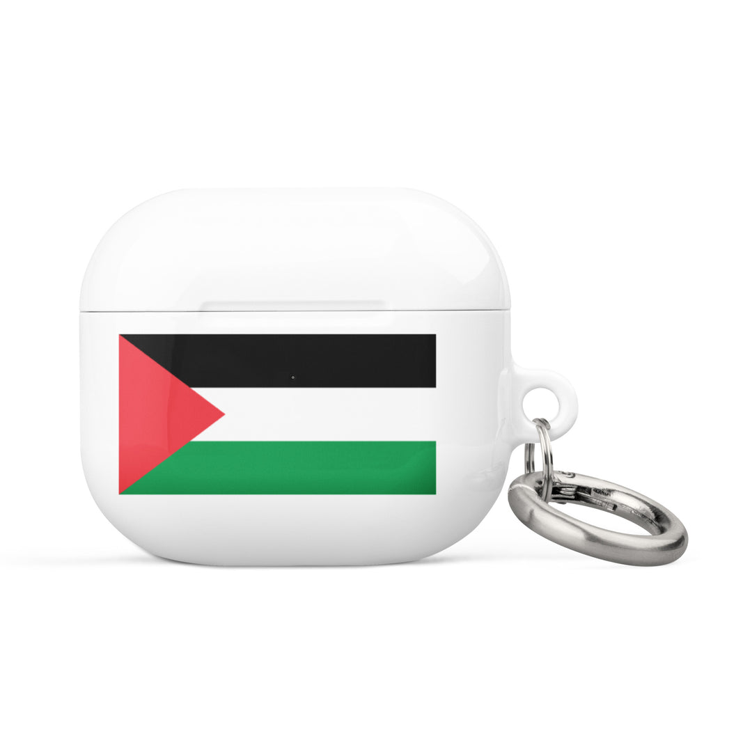 Rubber Case For AirPods® Gen 3 - Palestine Flag, White AirPods Gen3