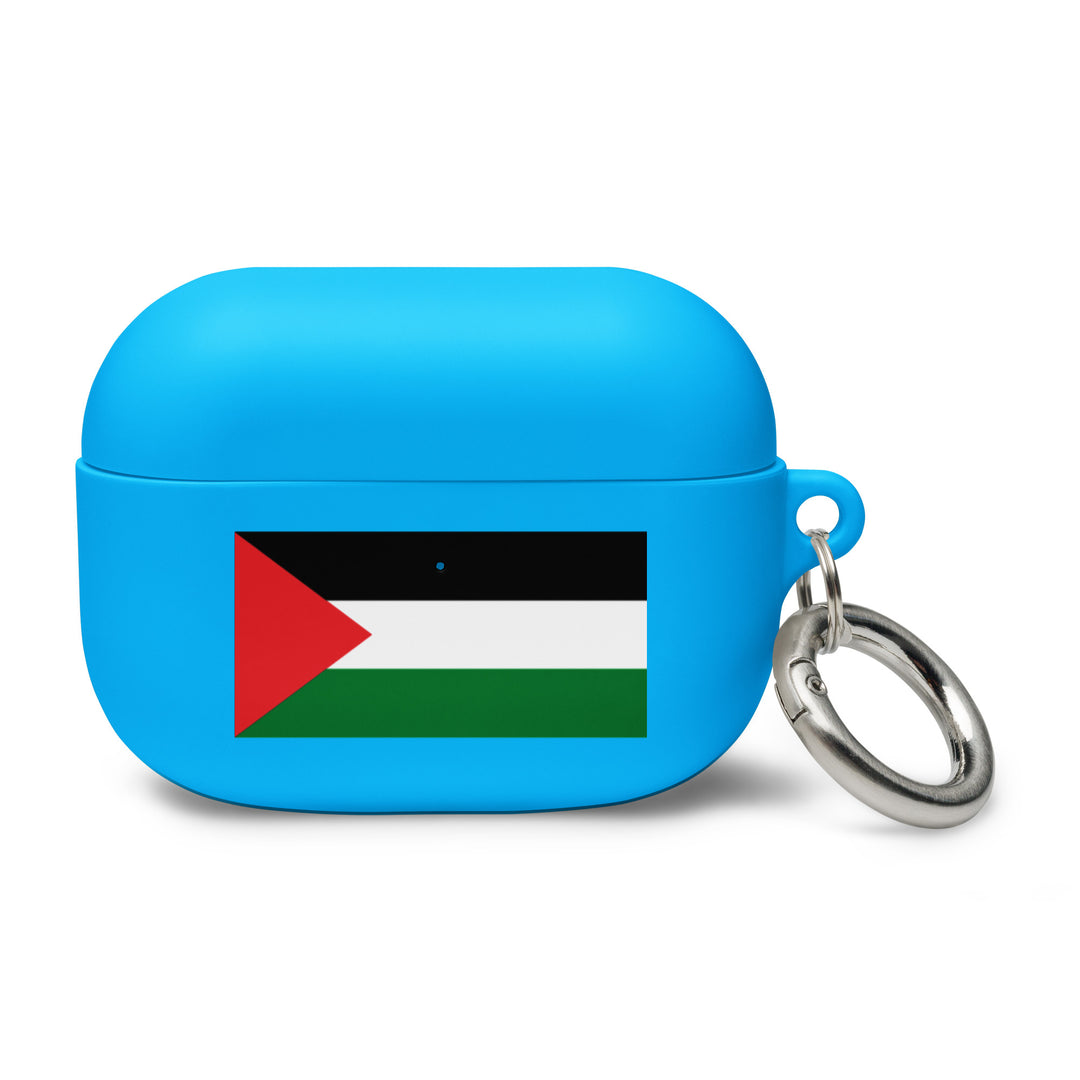 Rubber Case for AirPods® Pro Gen 1 - Palestine Flag, AirPods Blue AirPods Pro