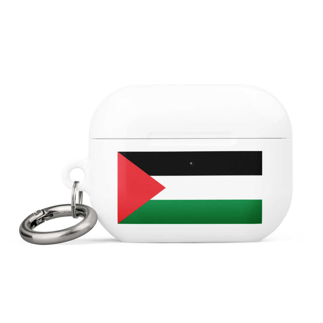 Rubber Case For AirPods® Pro Gen 2 - Palestine Flag, White AirPods Pro Gen2