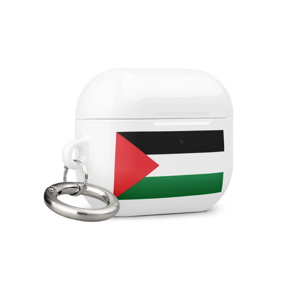 Rubber Case For AirPods® Pro Gen 2 - Palestine Flag, White AirPods Pro Gen2