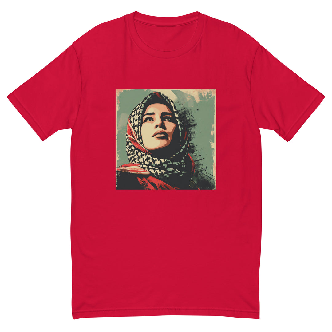 Short Sleeve T-Shirt - Hope, Mens Fitted T Shirt Red