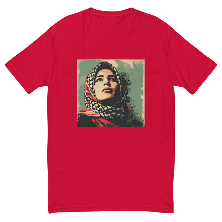 Short Sleeve T-Shirt - Hope, Mens Fitted T Shirt Red