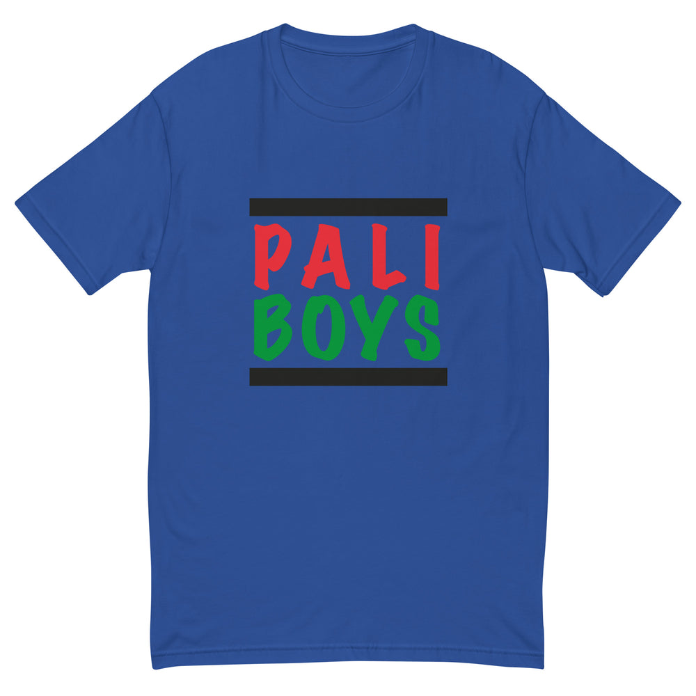 Short Sleeve T-Shirt - Palestinian Boys, Mens Fitted T Shirt Royal Blue