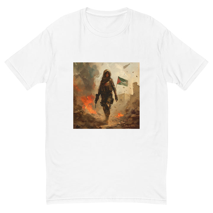 Short Sleeve T-Shirt - Resistance, Mens Fitted T Shirt White