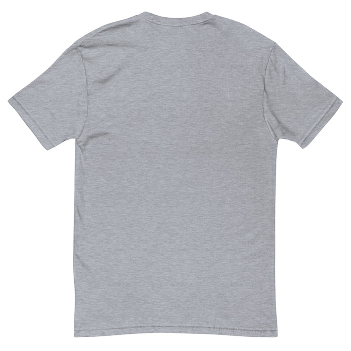 Short Sleeve T-shirt - The Fighter, Mens Fitted T Shirt Heather Grey