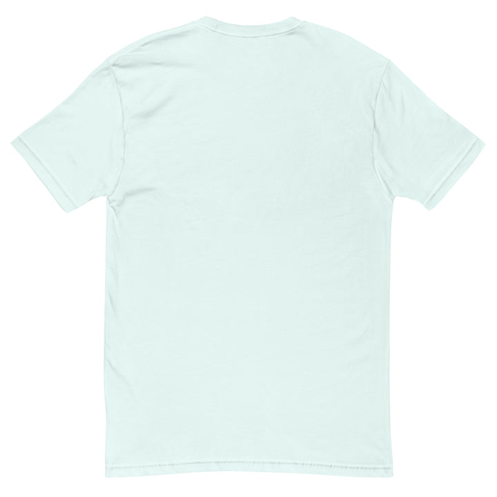 Short Sleeve T-shirt - The Fighter, Mens Fitted T Shirt Light Blue