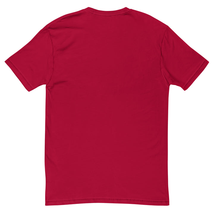Short Sleeve T-shirt - The Fighter, Mens Fitted T Shirt Red