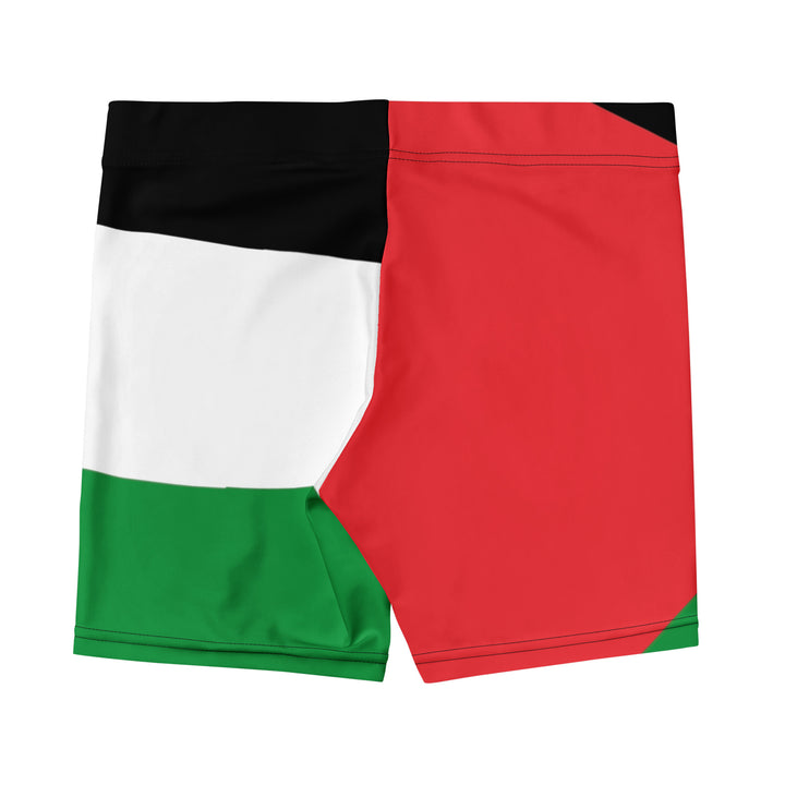 Shorts - Palestine Flag, White
