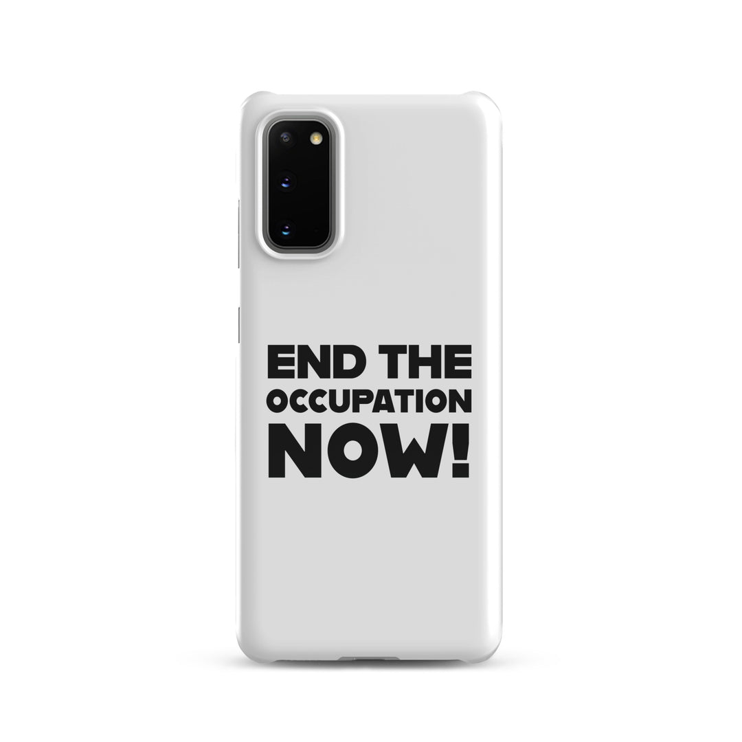 Snap case for Samsung® - End the Occupation Now!, Samsung Glossy Samsung Galaxy S20