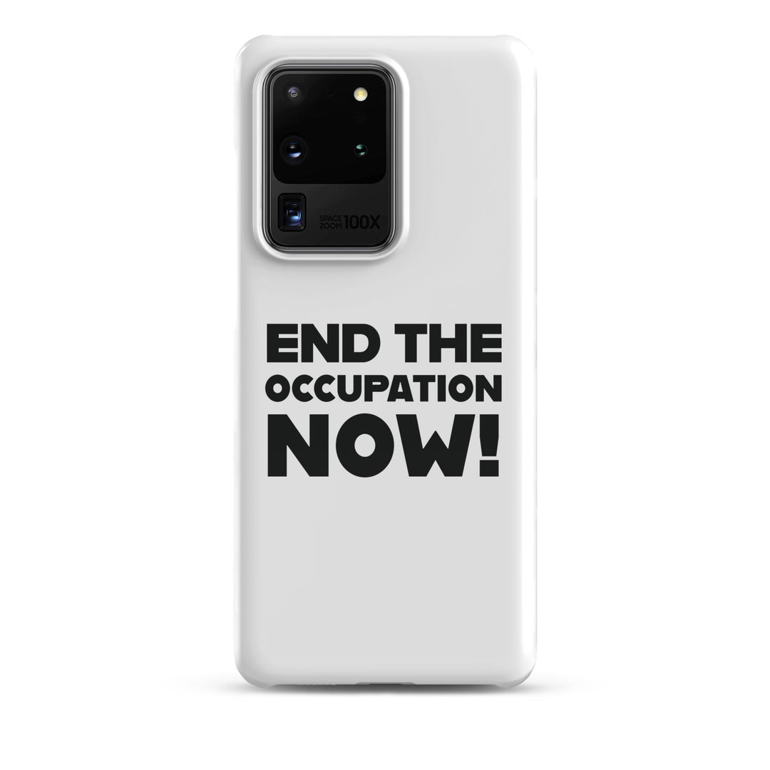 Snap case for Samsung® - End the Occupation Now!, Samsung Glossy Samsung Galaxy S20 Ultra