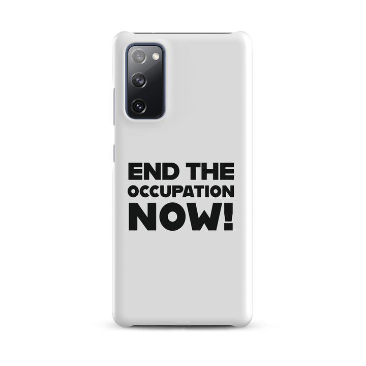 Snap case for Samsung® - End the Occupation Now!, Samsung Matte Samsung Galaxy S20 Fe