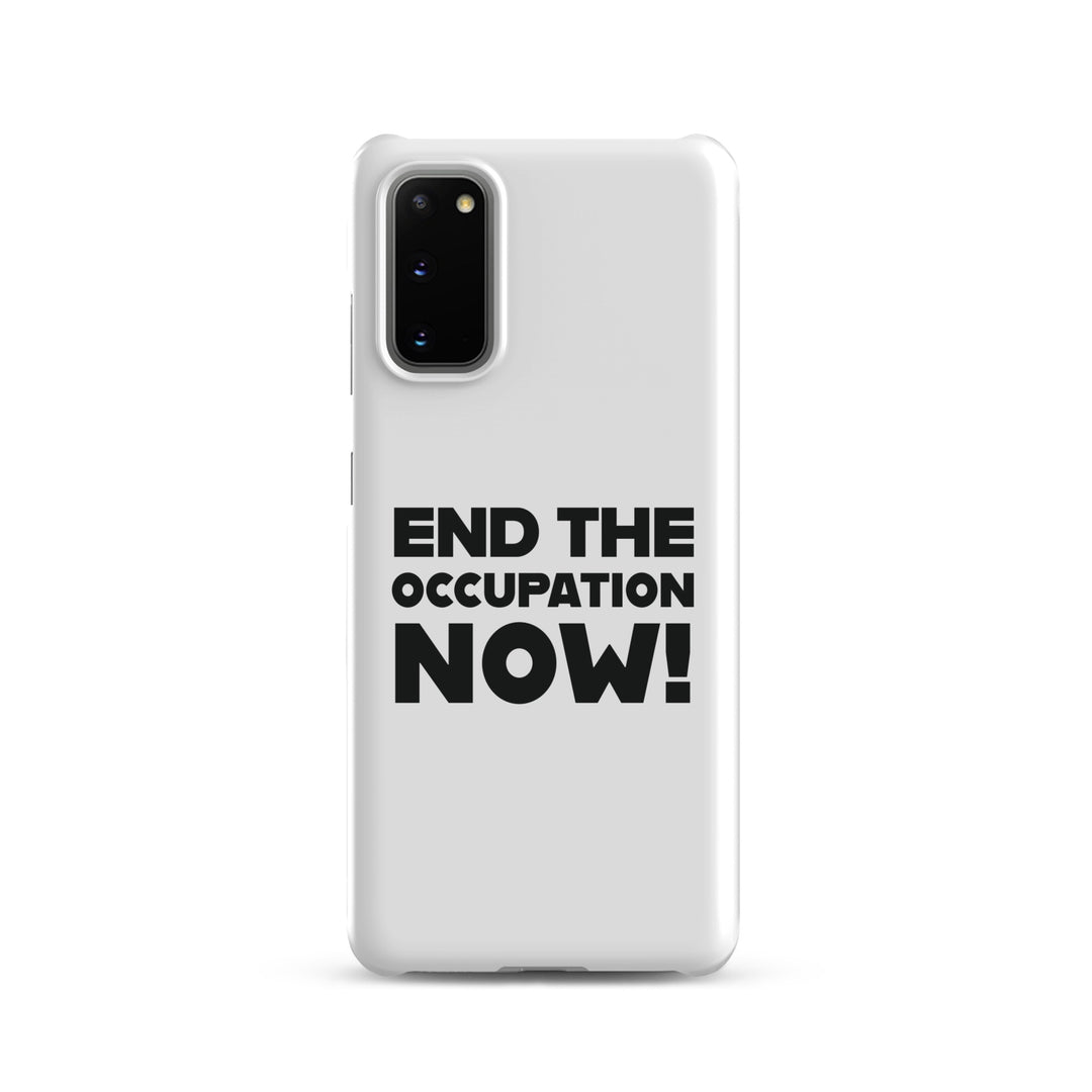 Snap case for Samsung® - End the Occupation Now!, Samsung Matte Samsung Galaxy S20