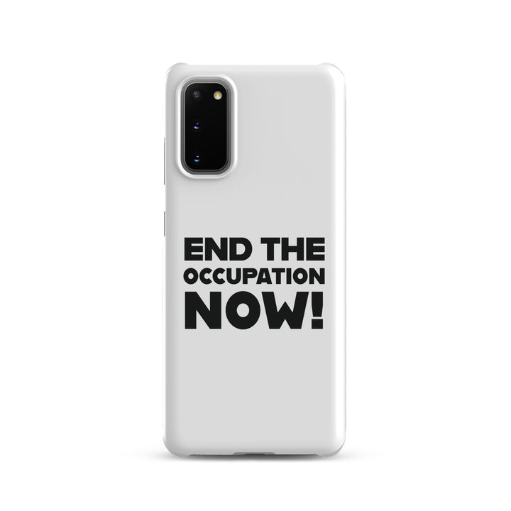 Snap case for Samsung® - End the Occupation Now!, Samsung Matte Samsung Galaxy S20