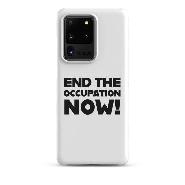 Snap case for Samsung® - End the Occupation Now!, Samsung Matte Samsung Galaxy S20 Ultra