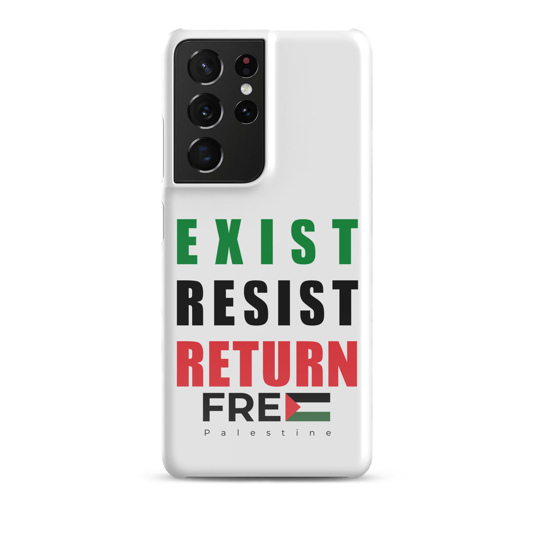 Snap Case for Samsung® - Exist. Resist. Return., Samsung Glossy Samsung Galaxy S21 Ultra