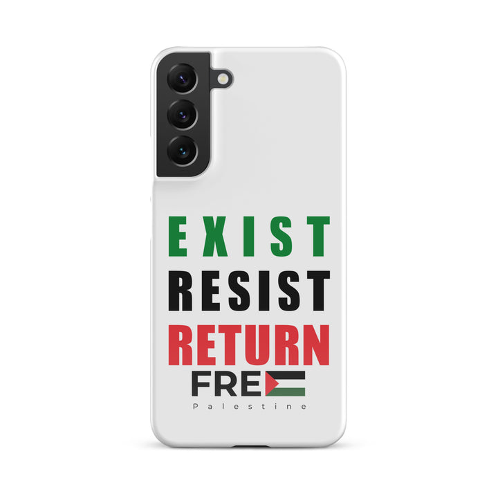 Snap Case for Samsung® - Exist. Resist. Return., Samsung Glossy Samsung Galaxy S22 Plus