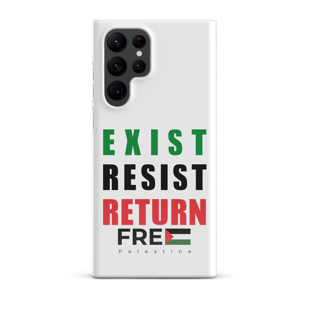 Snap Case for Samsung® - Exist. Resist. Return., Samsung Glossy Samsung Galaxy S22 Ultra