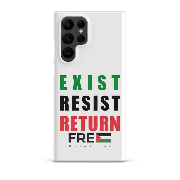 Snap Case for Samsung® - Exist. Resist. Return., Samsung Glossy Samsung Galaxy S22 Ultra