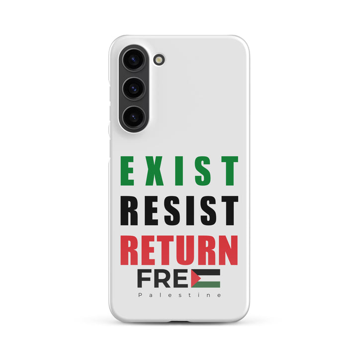 Snap Case for Samsung® - Exist. Resist. Return., Samsung Glossy Samsung Galaxy S23 Plus