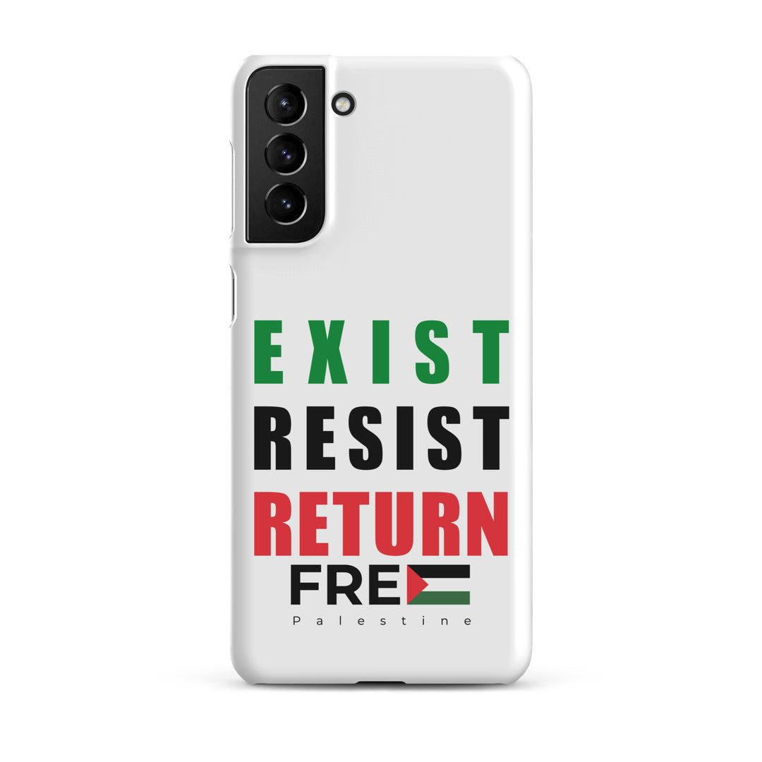 Snap Case for Samsung® - Exist. Resist. Return., Samsung Matte Samsung Galaxy S21 Plus