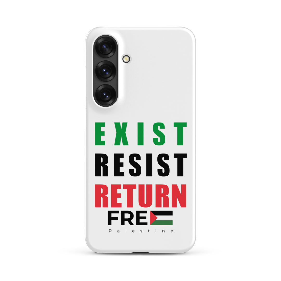 Snap Case for Samsung® - Exist. Resist. Return., Samsung Matte Samsung Galaxy S25 Plus