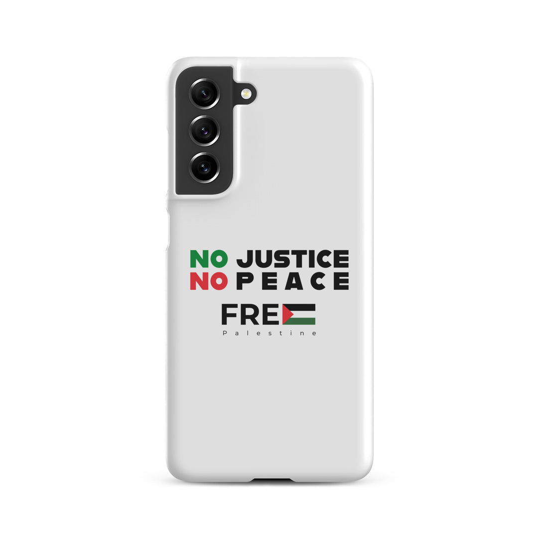 Snap case for Samsung® - No Justice No Peace, Samsung Glossy Samsung Galaxy S21 Fe