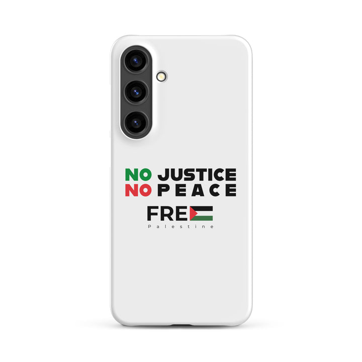 Snap case for Samsung® - No Justice No Peace, Samsung Glossy Samsung Galaxy S24 Plus