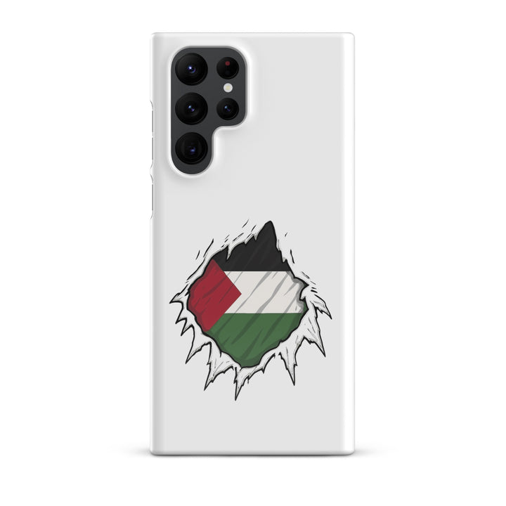 Snap case for Samsung® - Palestine Hero, Samsung Glossy Samsung Galaxy S22 Ultra