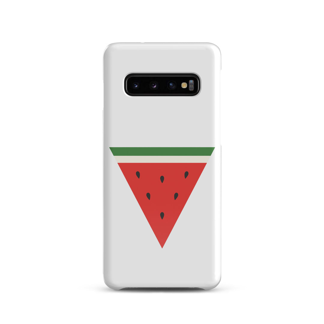 Snap case for Samsung® - Triangle Watermelon, Samsung Glossy Samsung Galaxy S10