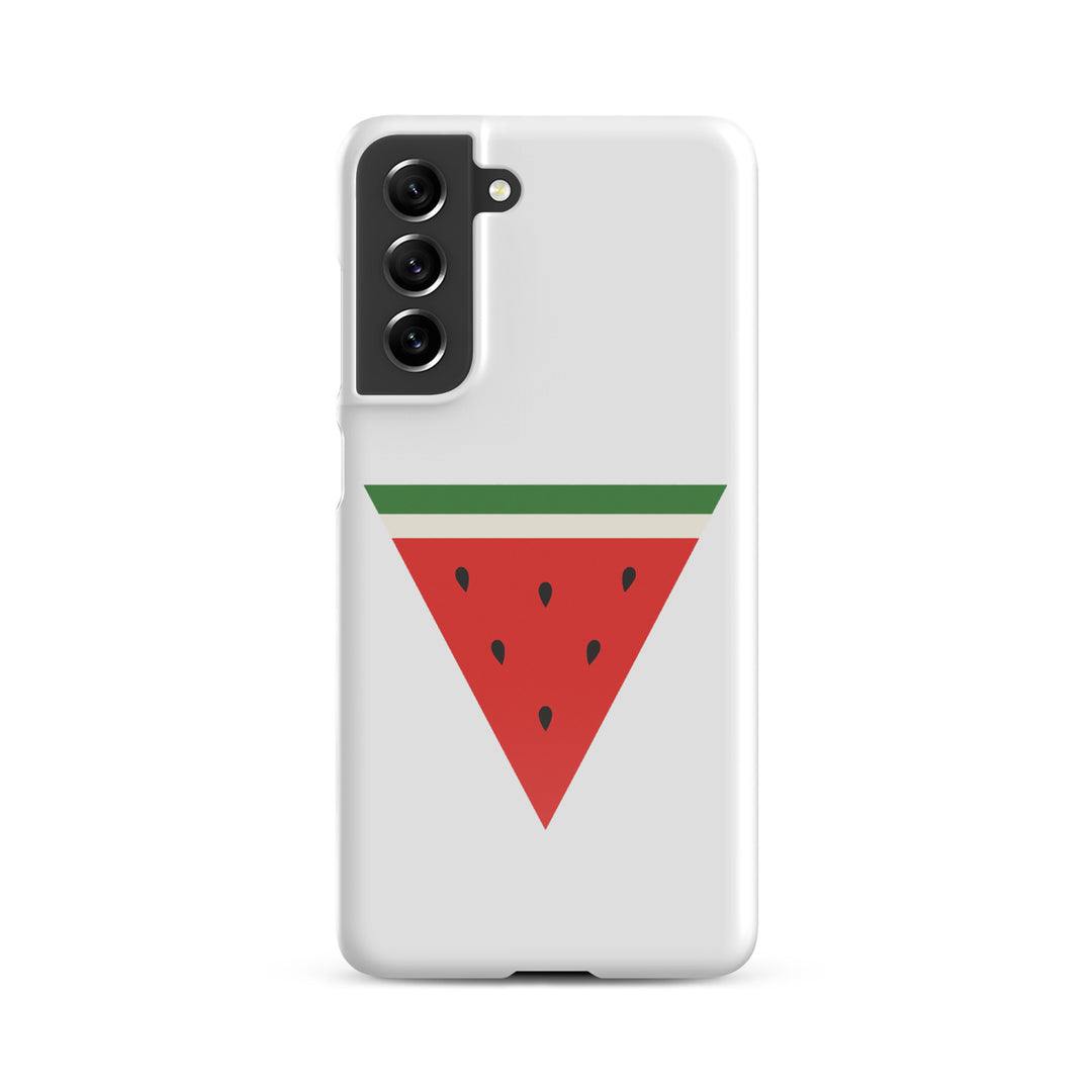Snap case for Samsung® - Triangle Watermelon, Samsung Glossy Samsung Galaxy S21 Fe