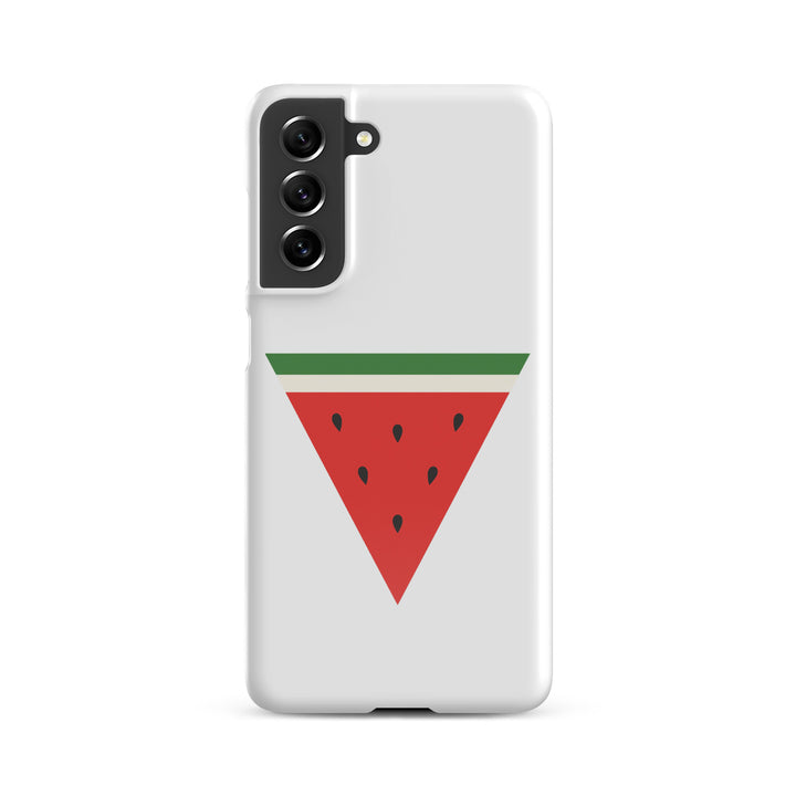 Snap case for Samsung® - Triangle Watermelon, Samsung Glossy Samsung Galaxy S21 Fe